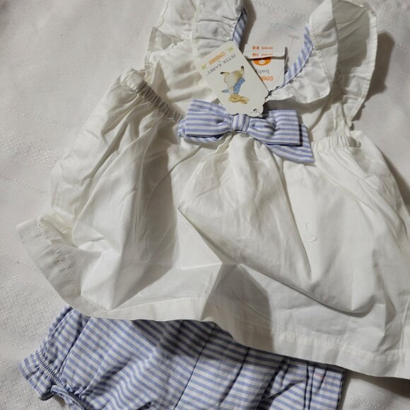 Gymboree Peter Rabbit NWT 3-6 month shirt Bloomer set, NWOT 02 slippers. Z31 - Picture 4 of 4